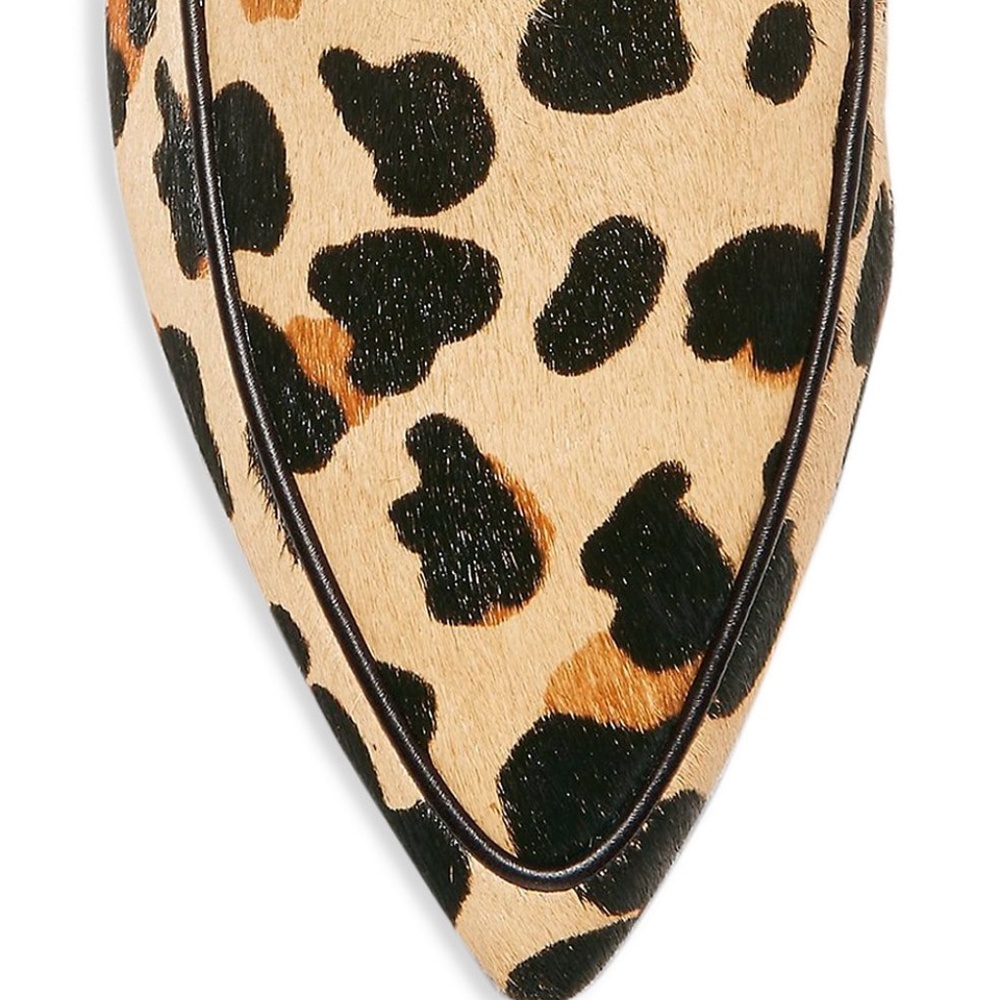 Cole Haan Brie Leopard Leather Loafers Ballet Flat - Picture 7 of 13